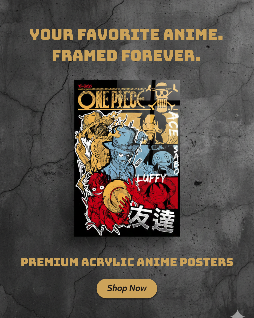 Acrylic Anime Poster By Off Finds