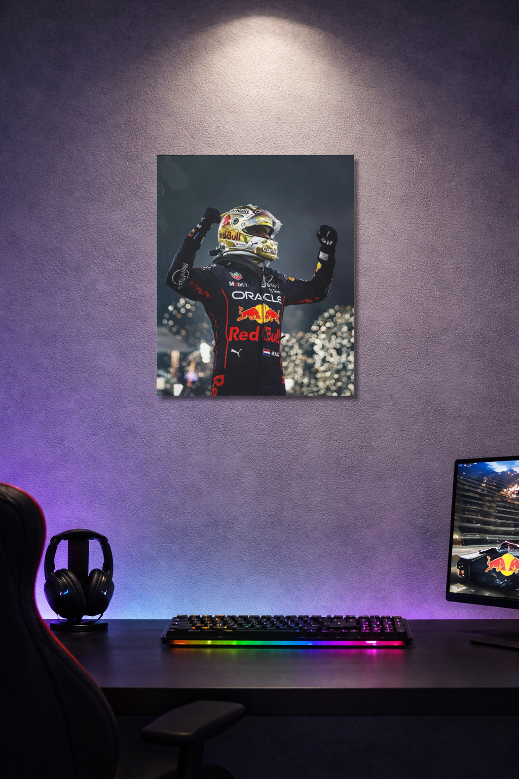 Red Bull F1 Victory Moment Acrylic Poster