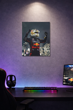 Red Bull F1 victory moment acrylic wall poster, Off Finds