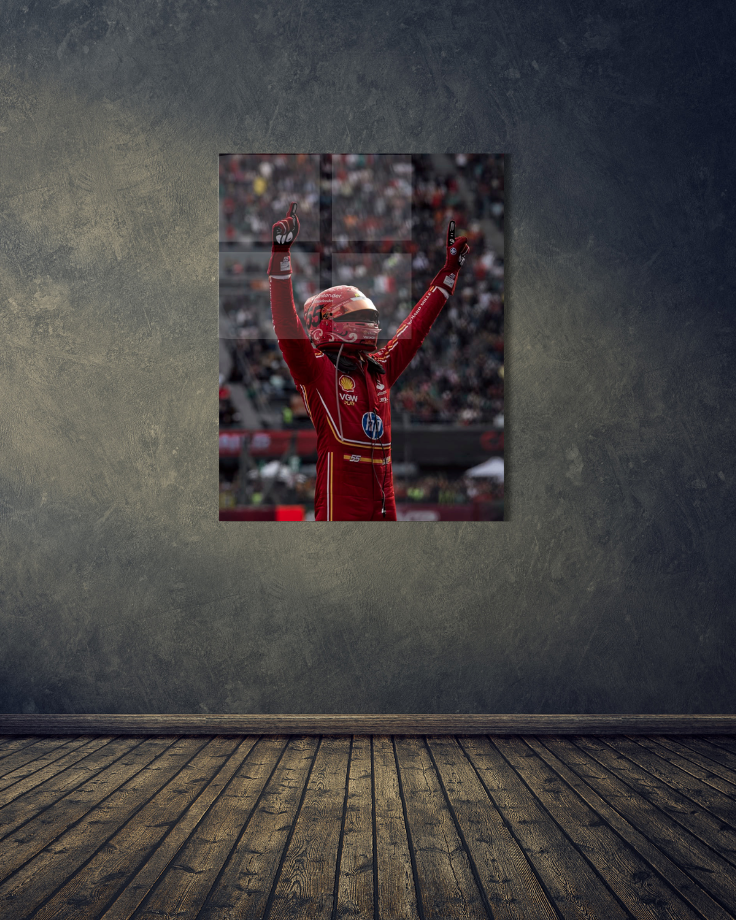 Ferrari F1 Victory Celebration Acrylic Poster