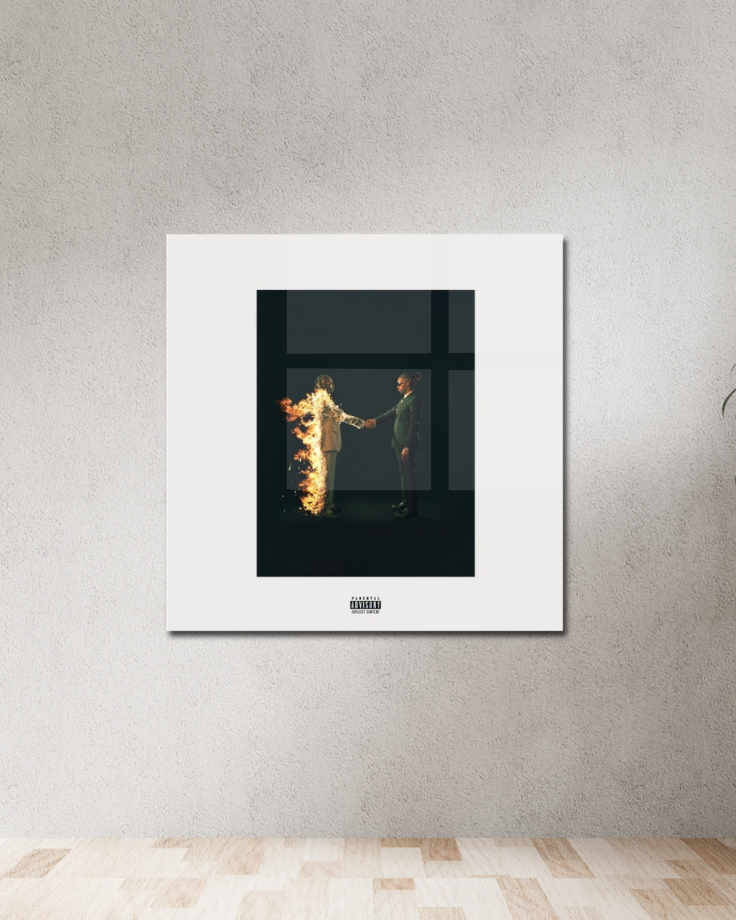 Burning Silence Art Poster