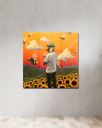 Sunflower Dreams art acrylic wall poster, Off Finds
