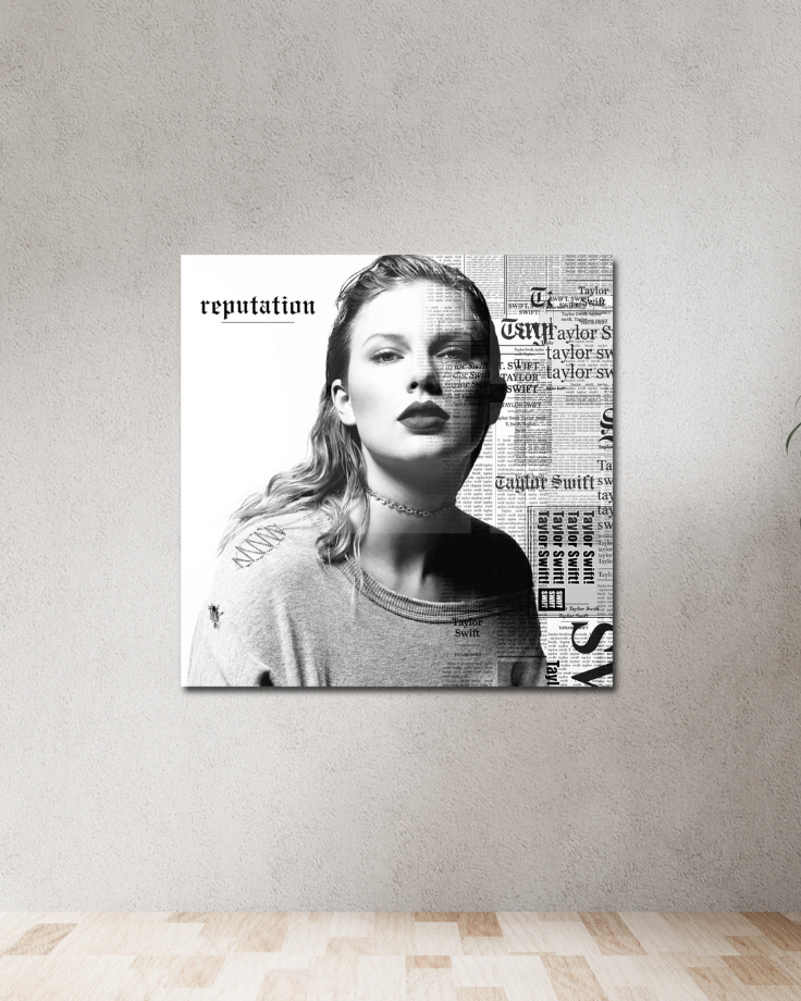Taylor Reputation Icon Poster