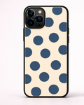 Blue Polka Dot Aesthetic Phone Case