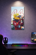 Lewis Hamilton 44 Ferrari F1 Acrylic Poster