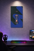 Red Bull Racing F1 Minimalist Blue Acrylic Poster