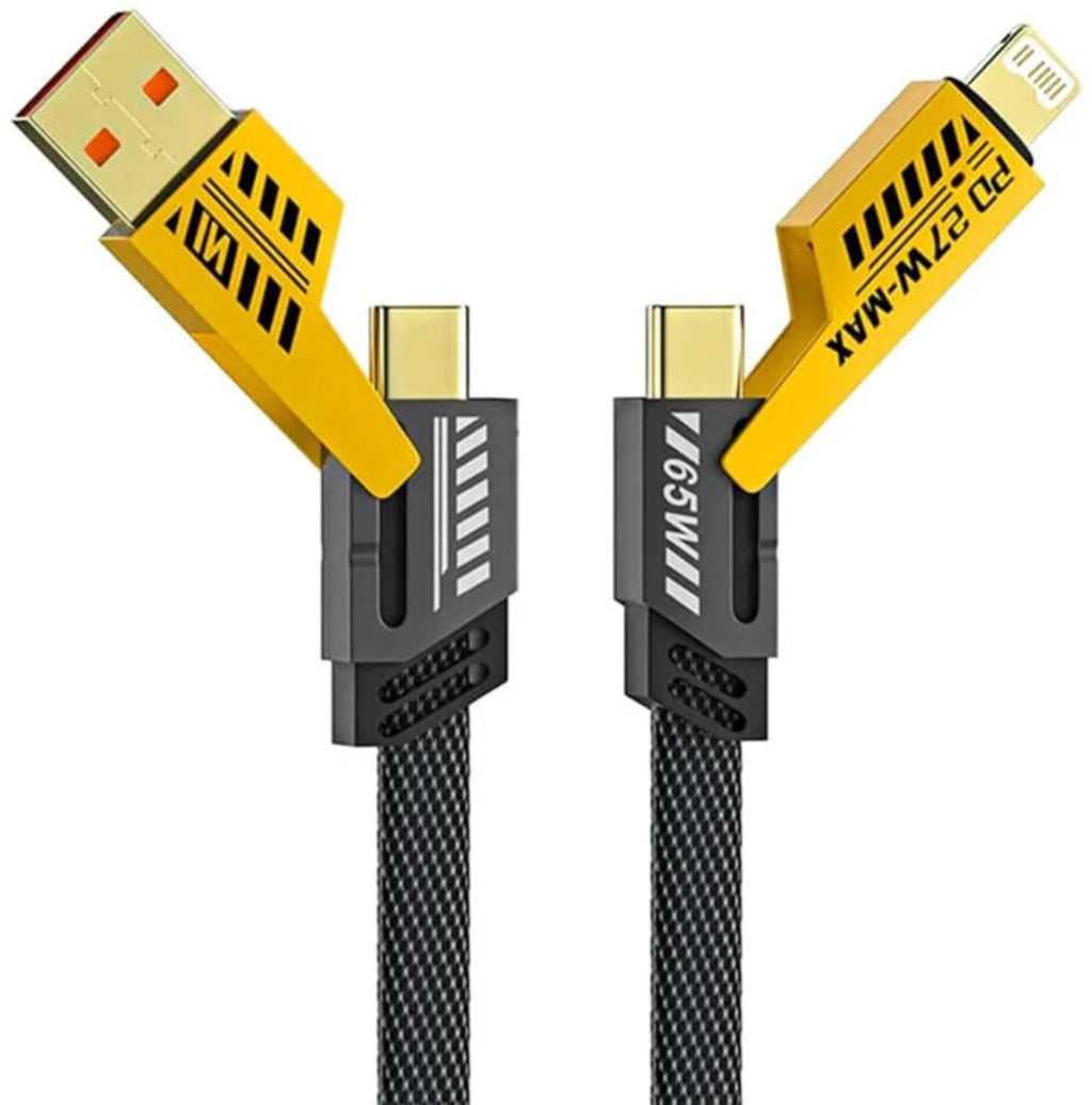 4-in-1 Multi-Connector Fast Charging Cable