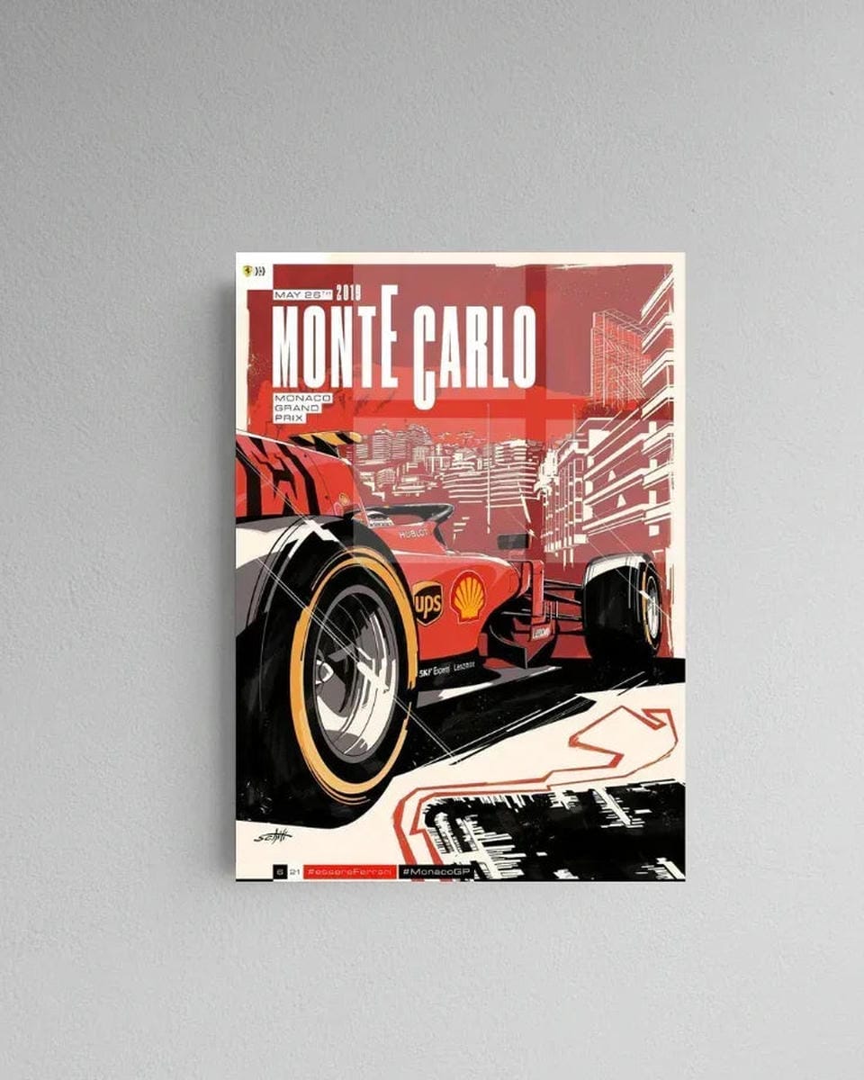 Monte Carlo Grand Acrylic Poster