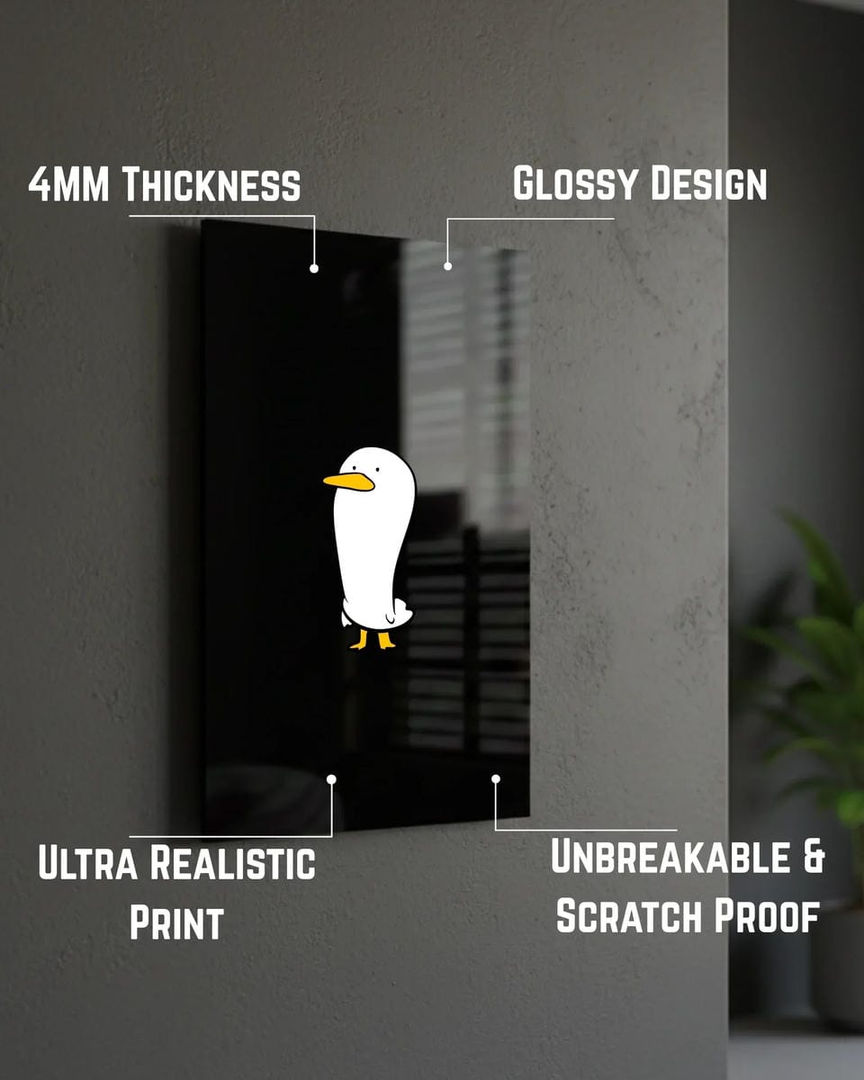 Saturn’s Reflection Acrylic Poster