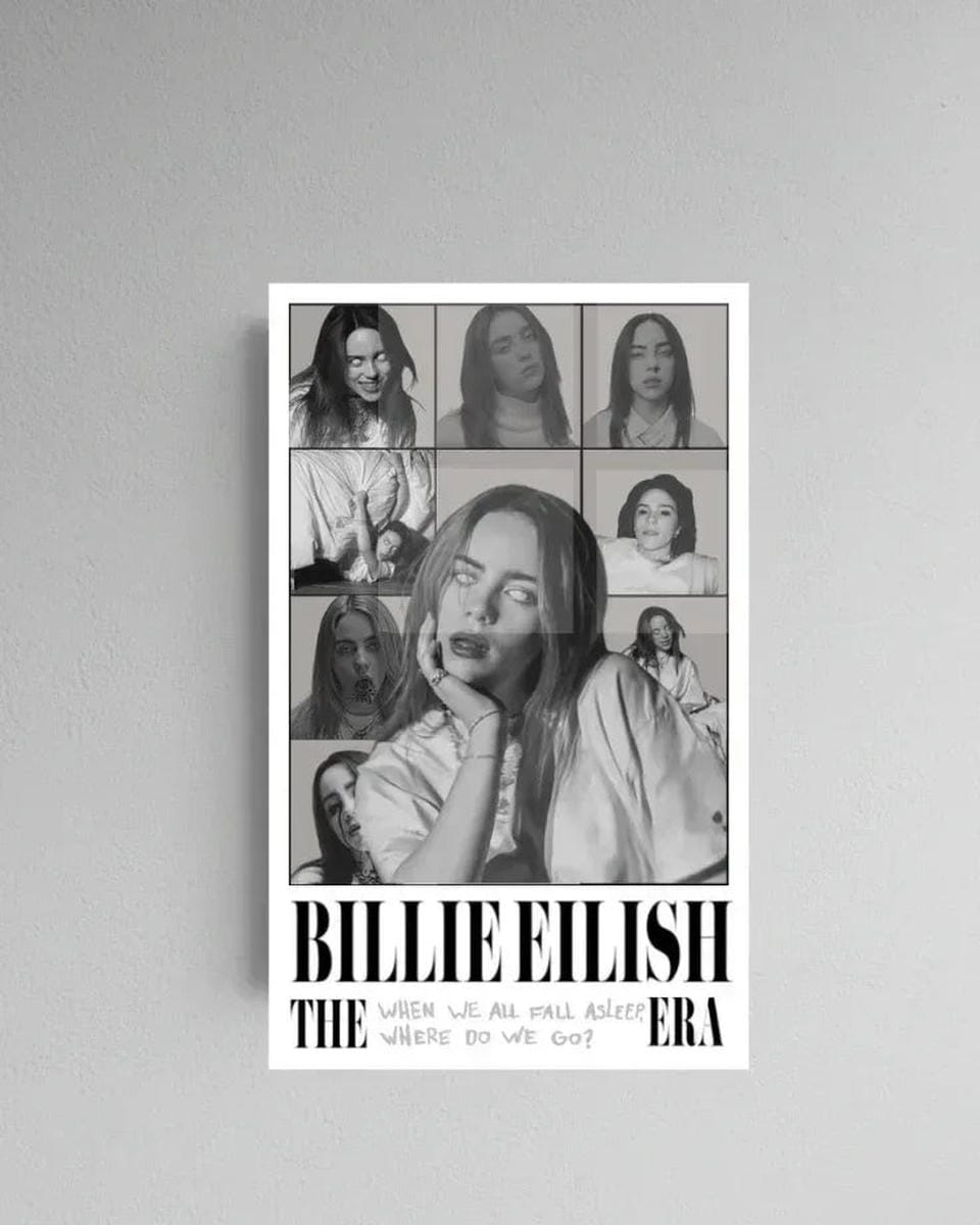 Eilish We All Fall Asleep Acrylic Poster