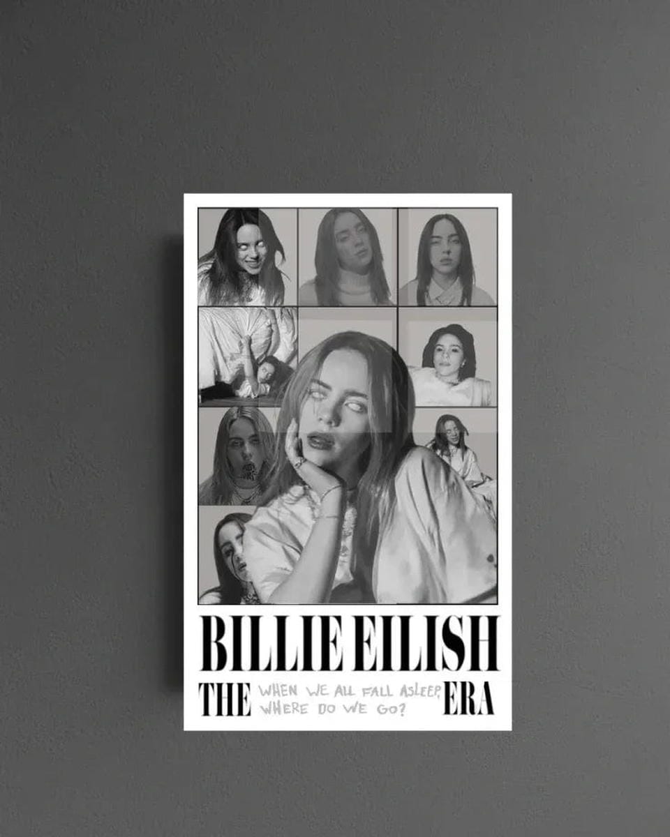 Eilish We All Fall Asleep Acrylic Poster