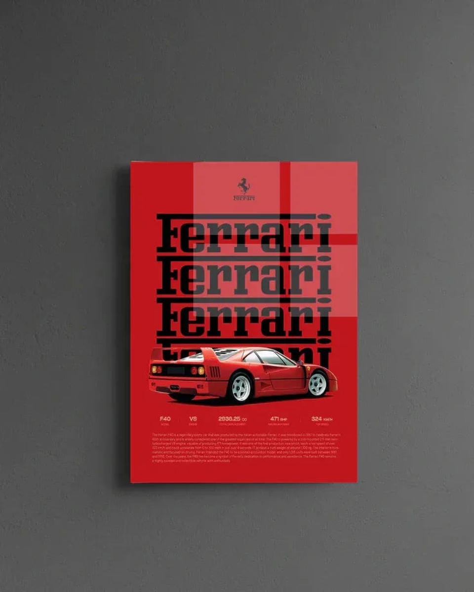 Rosso Legacy Acrylic Poster