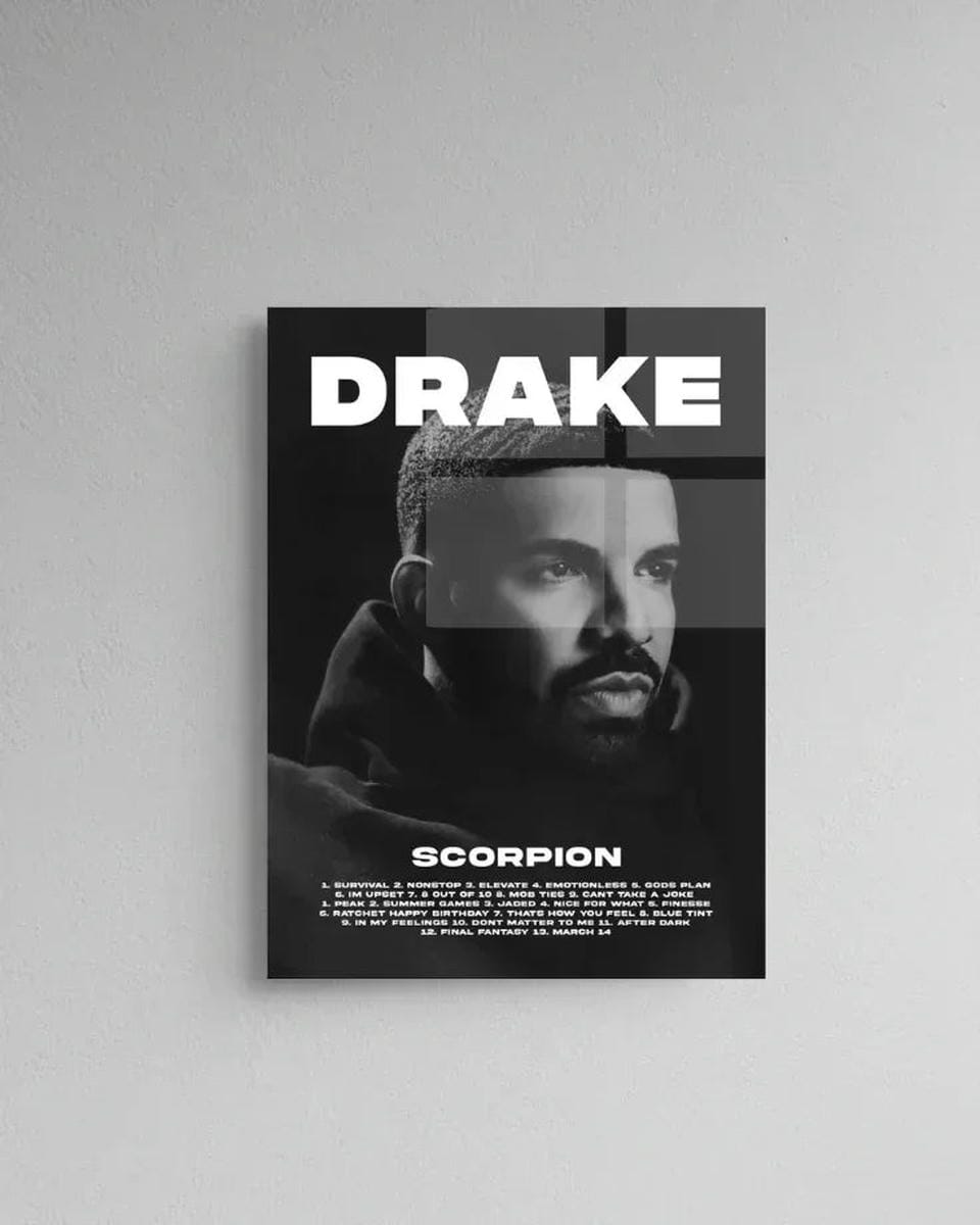Scorpion Statement Acrylic Wall Poster