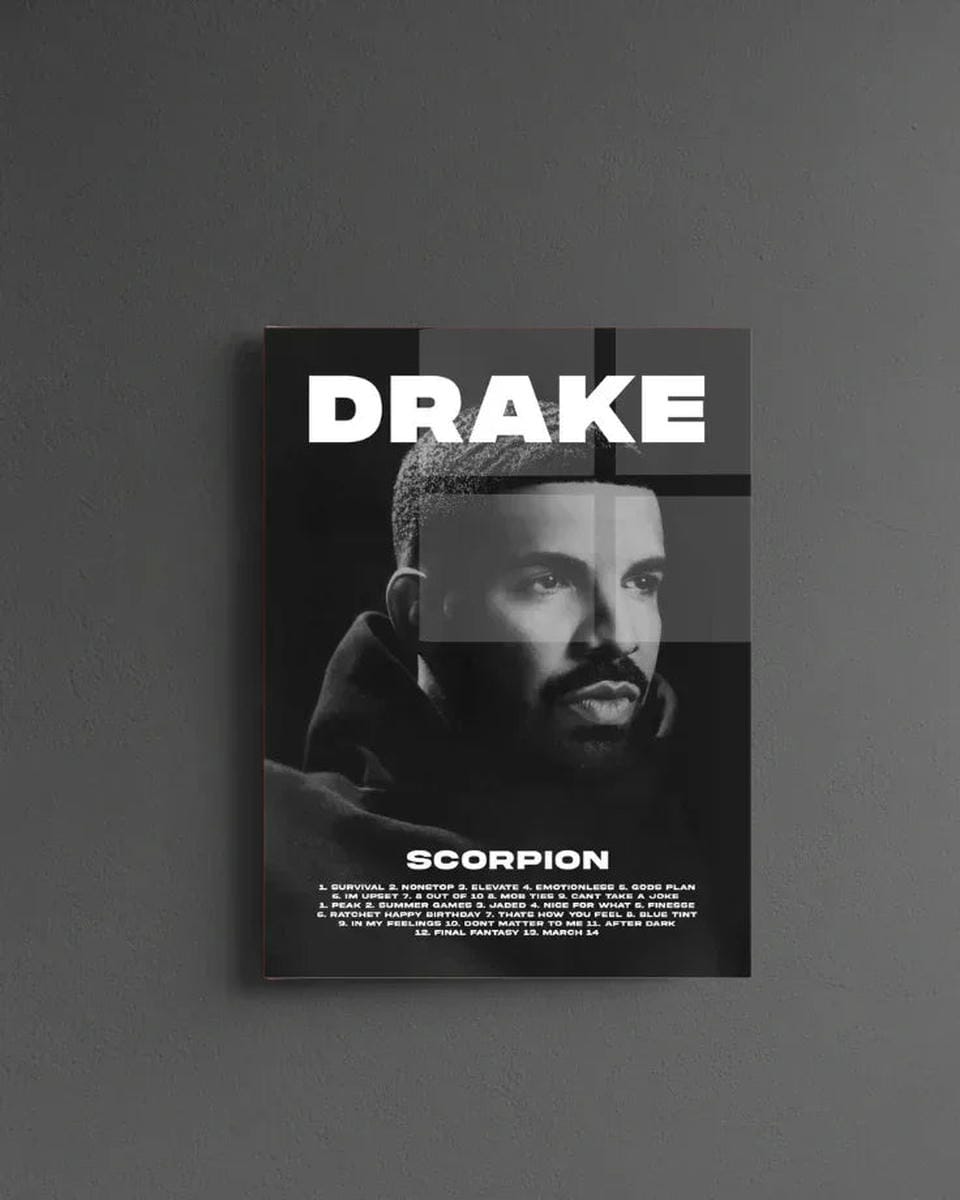 Scorpion Statement Acrylic Wall Poster