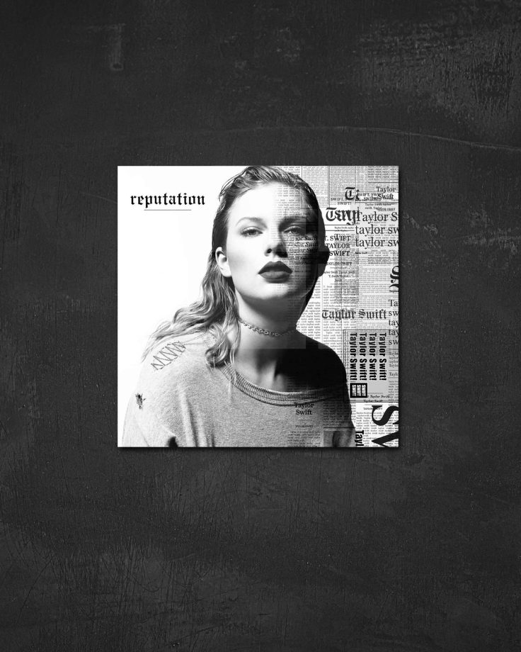 Taylor Reputation Icon Poster