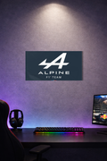 Alpine F1 Team Acrylic Wall Sign