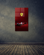 Ferrari F1 Smoke Drift Acrylic Poster