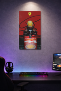 Charles Leclerc 44 Ferrari F1 Acrylic Poster