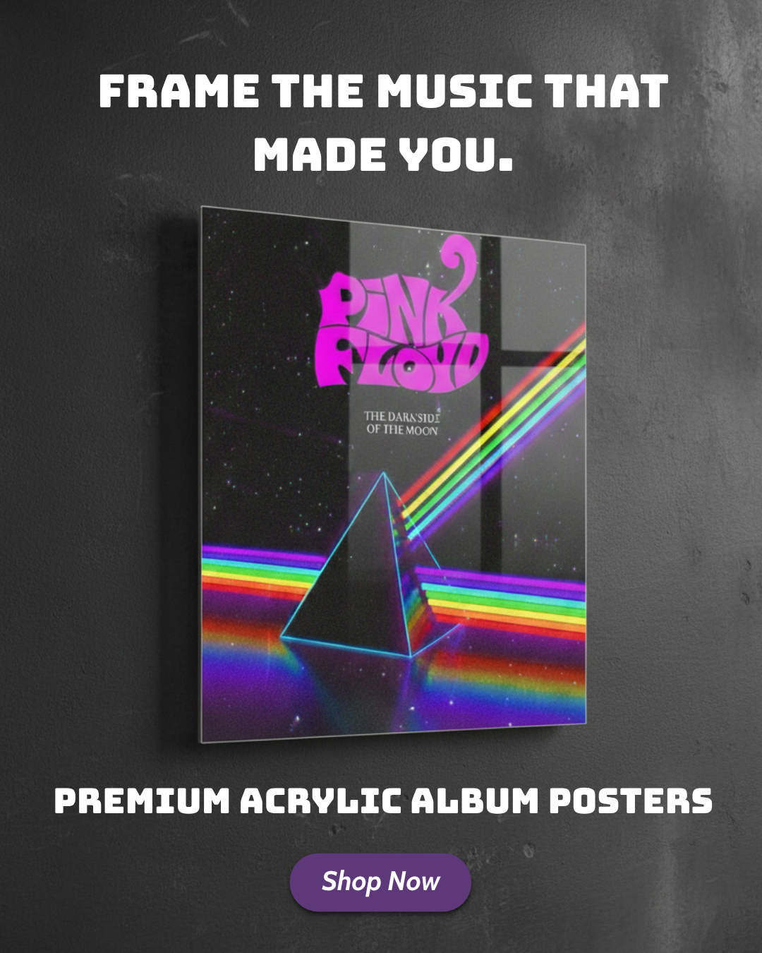 Acrylic Music Album Poster By Off Finds