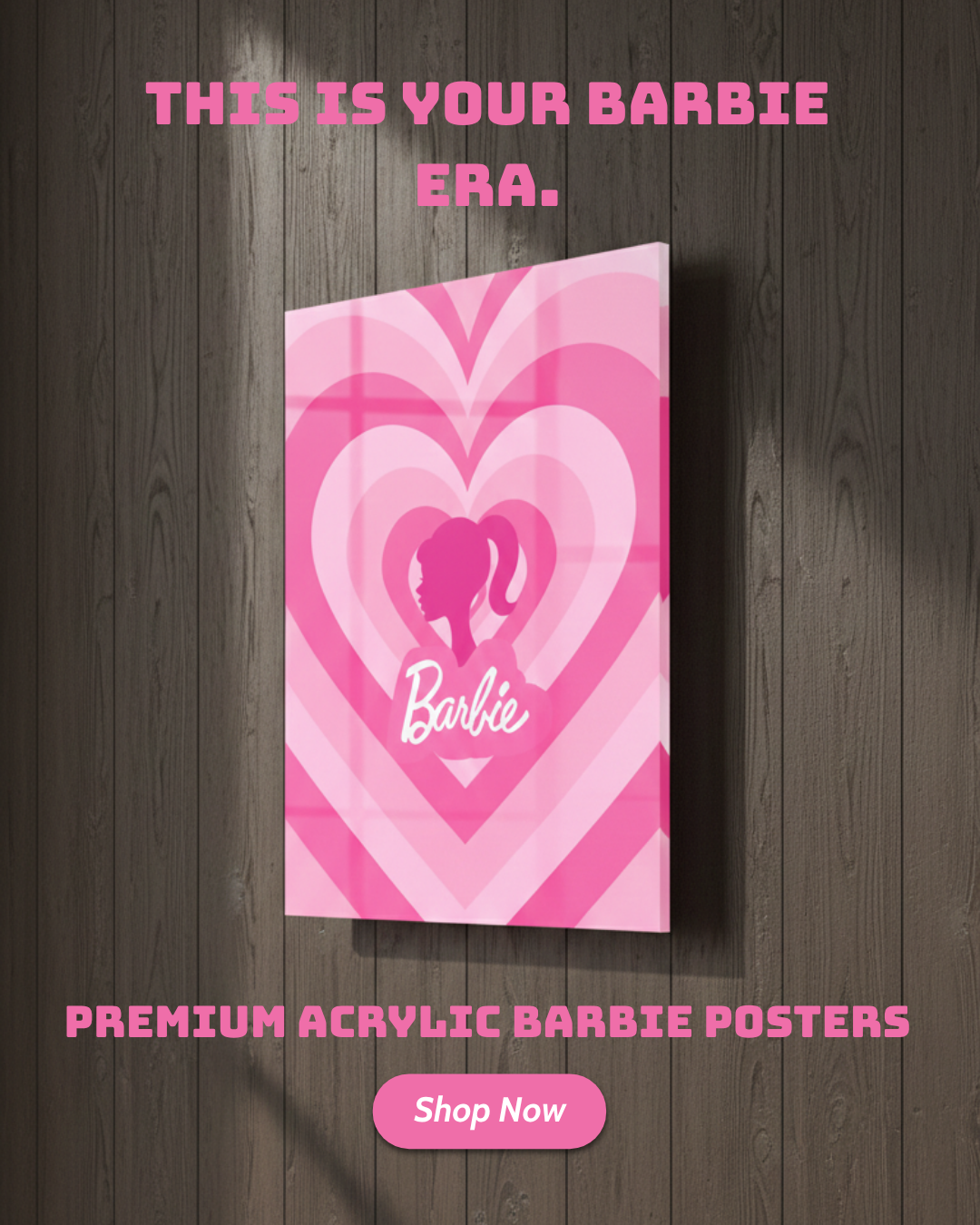 Acrylic Barbie Poster By Off Finds
