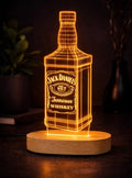 3D Whiskey Bottle Lamp