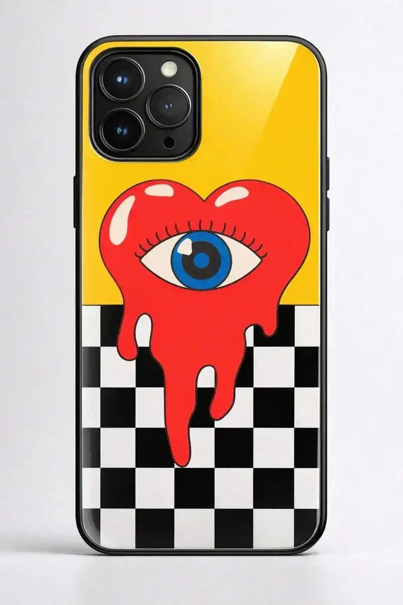 Hyper-Love Surrealist Glass Case