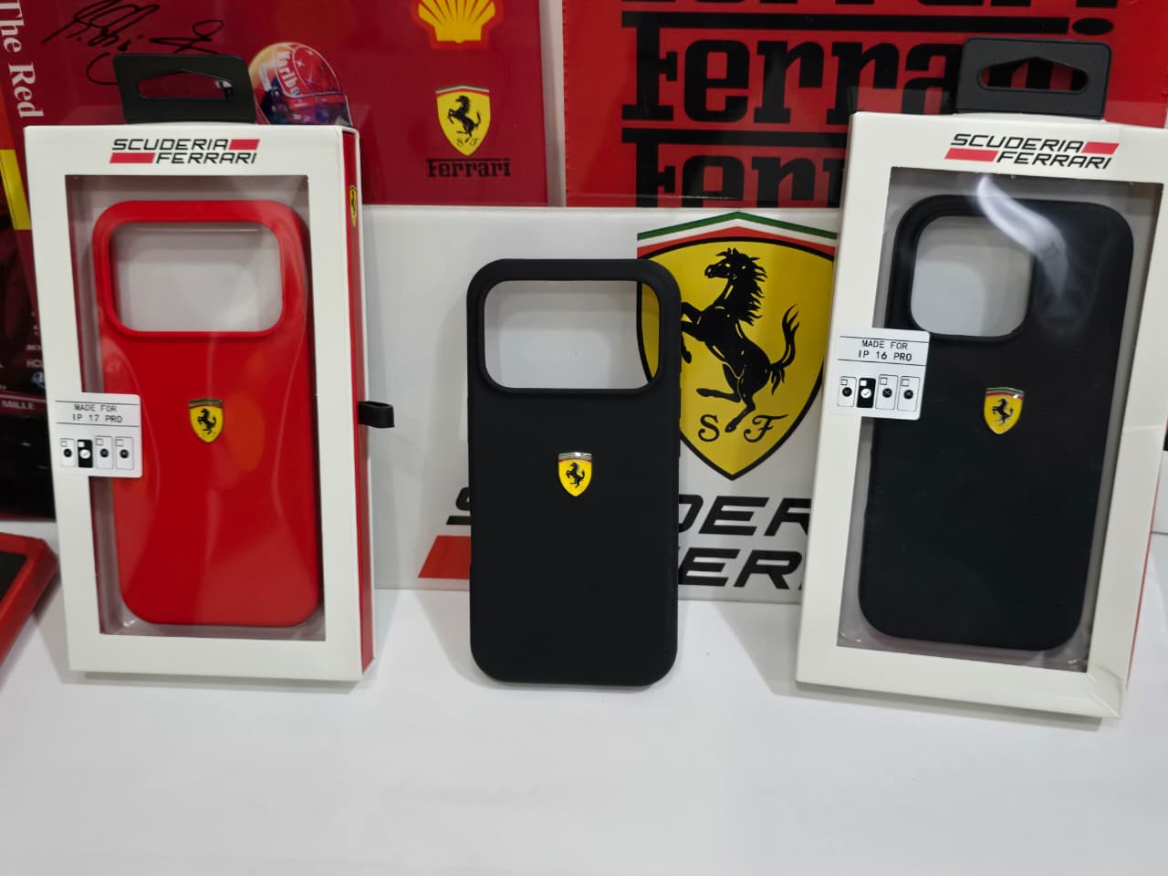 Ferrari Shield Silicone Case – Black
