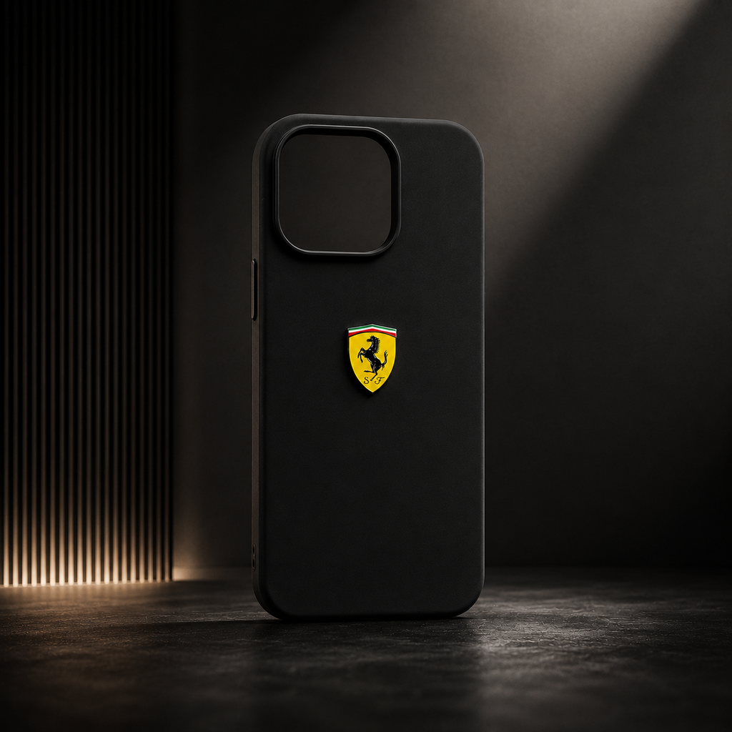 Ferrari Shield Silicone Case – Black