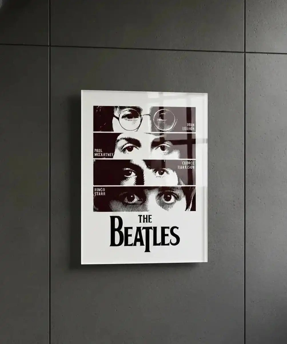 The Fab Four Acrylic Wall Poster