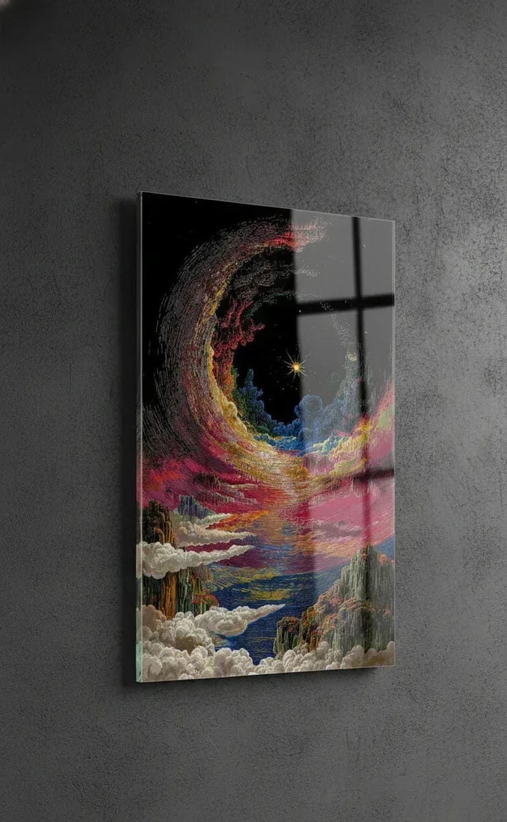 Celestial Horizon Acrylic Wall Art Poster