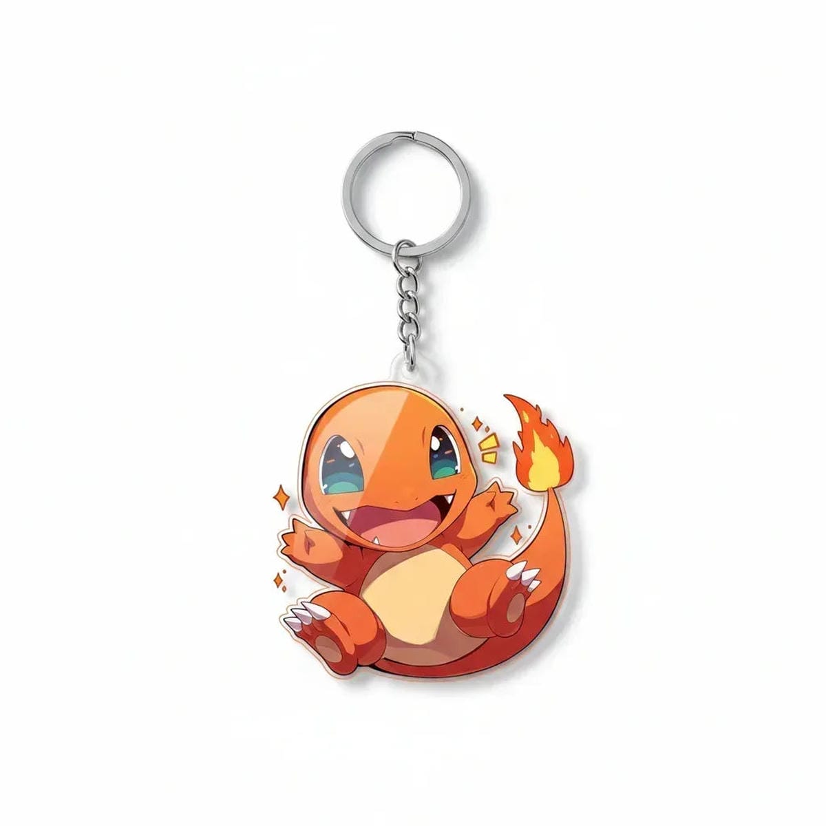 "Spark of Joy" Fire Lizard Keychain