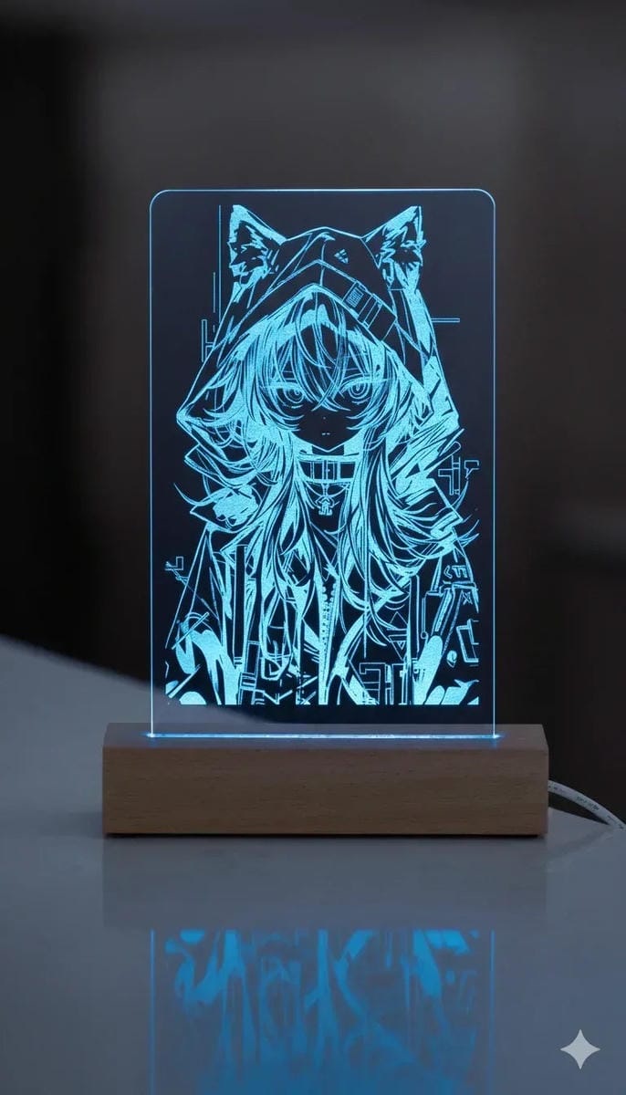 Neon Anime 3D LED Lamp