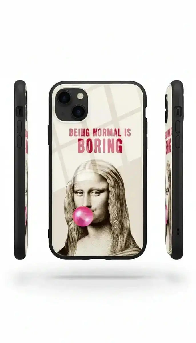 Boringly Mona Lisa Glass Case