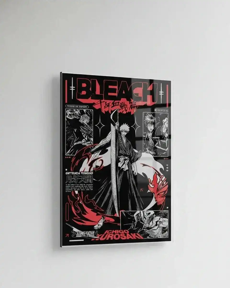 Ichigo Bankai Acrylic Wall Poster