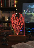 Crimson Winged Warrior LED Lamp