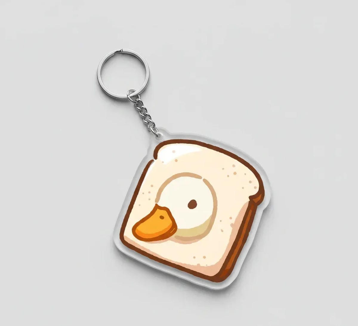 Duck Bread Keychain