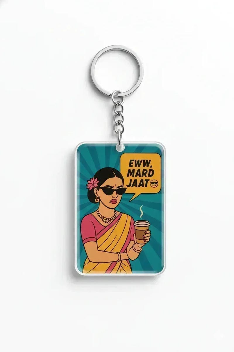 "Eww, Mard Jaat"  Keychain