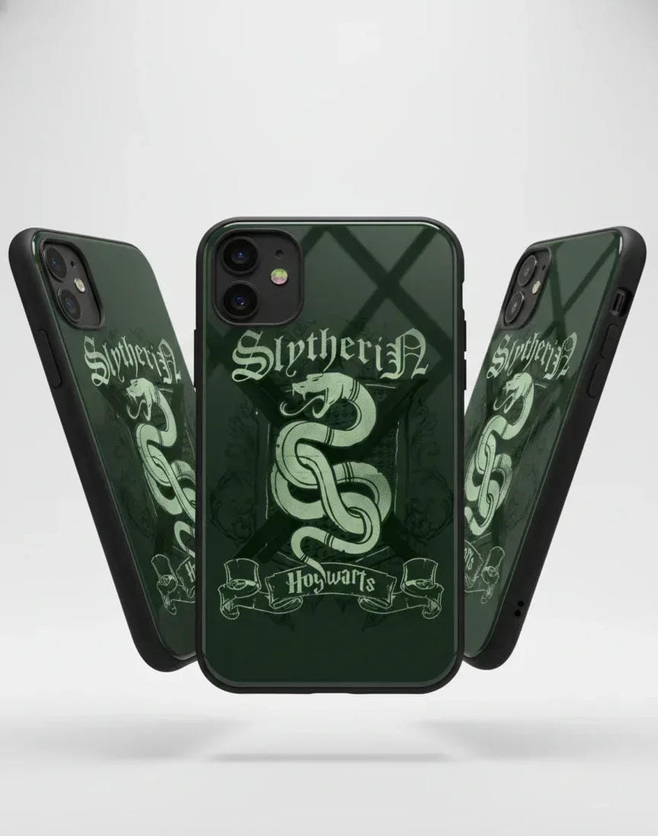 Slytherin Crest Glass Case