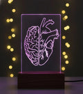 Brain & Heart LED Lamp