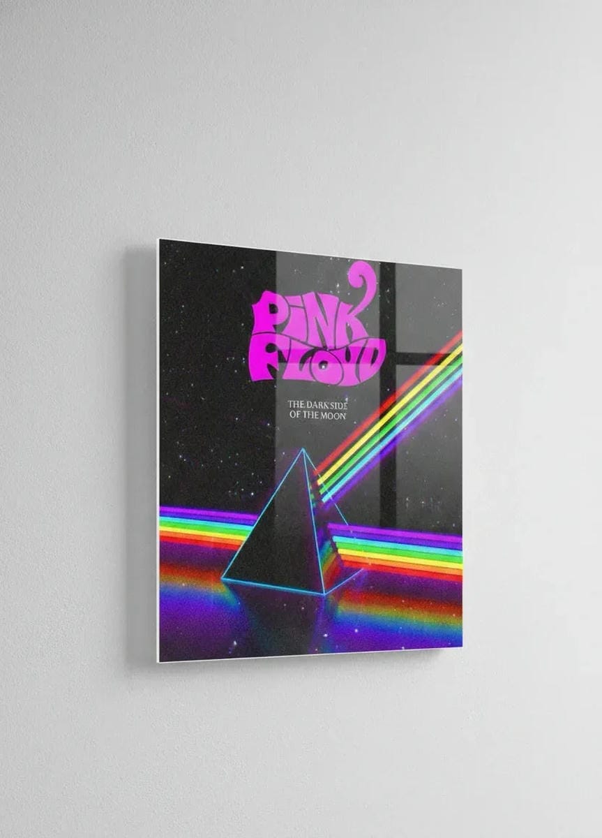 Pink Floyd Acrylic Wall Poster