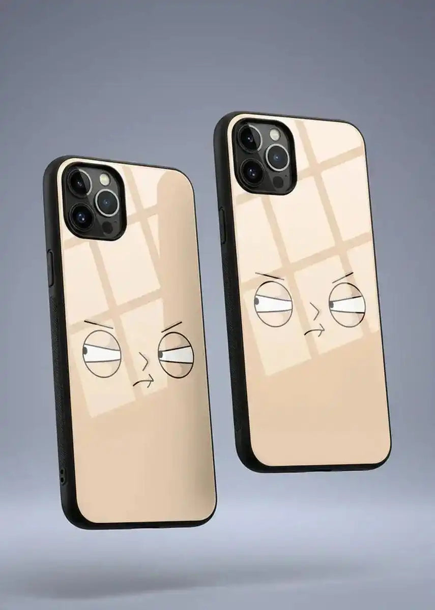 Stewie Skeptic Premium Glass Case