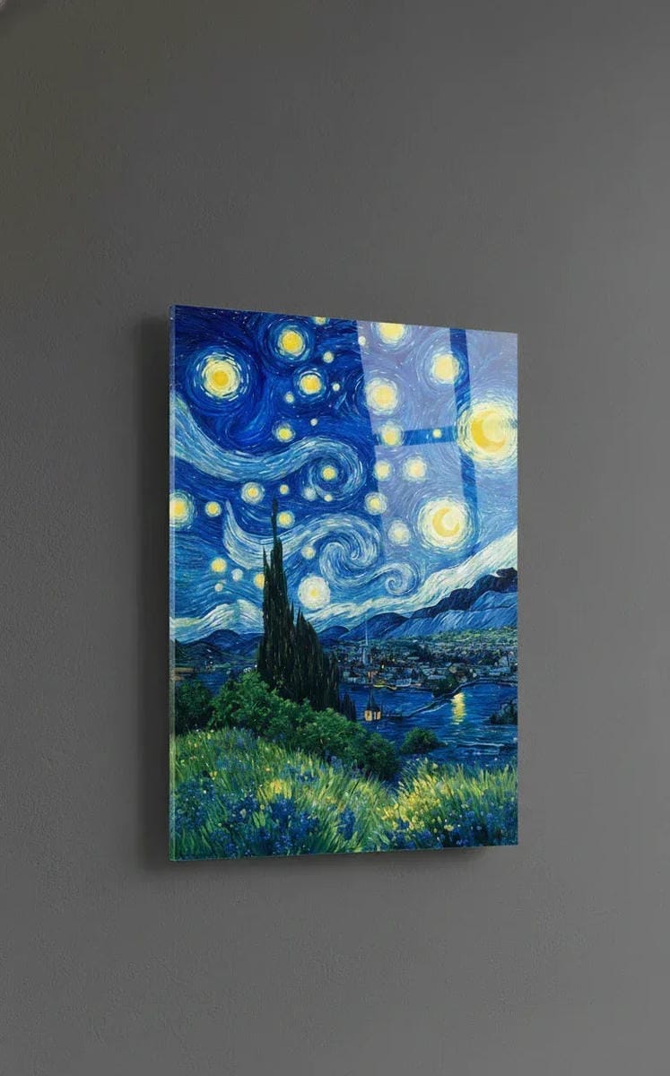 “The Starry Night” Acrylic Poster