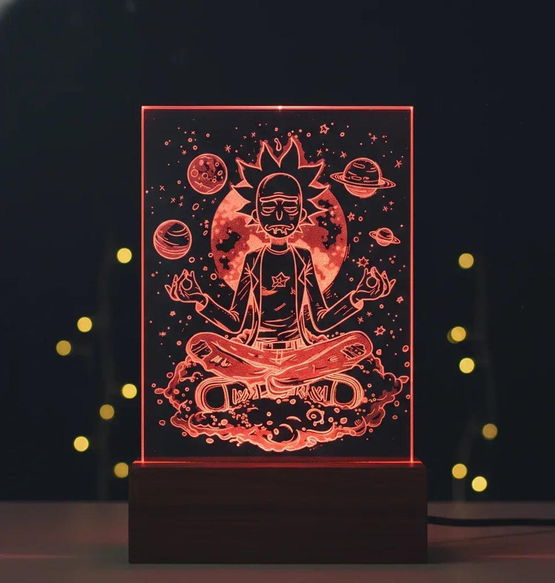Meditator Scientist Lamp