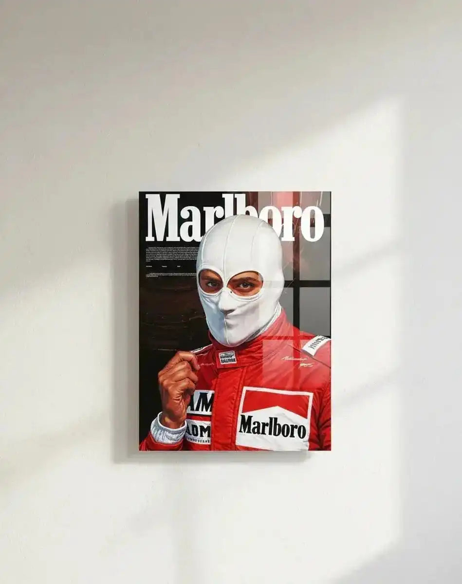 Marlboro Racing Acrylic Wall Poster