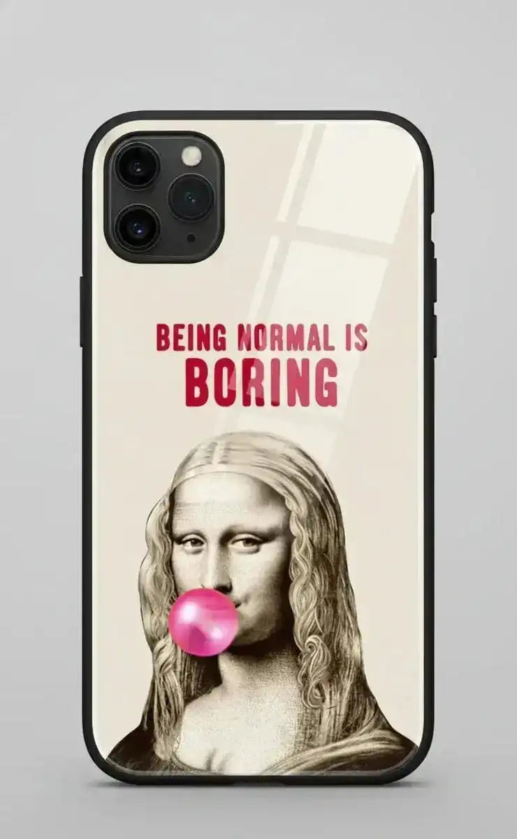 Boringly Mona Lisa Glass Case