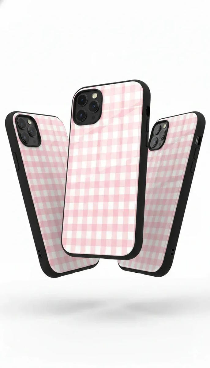 Pink Picnic Glass Case