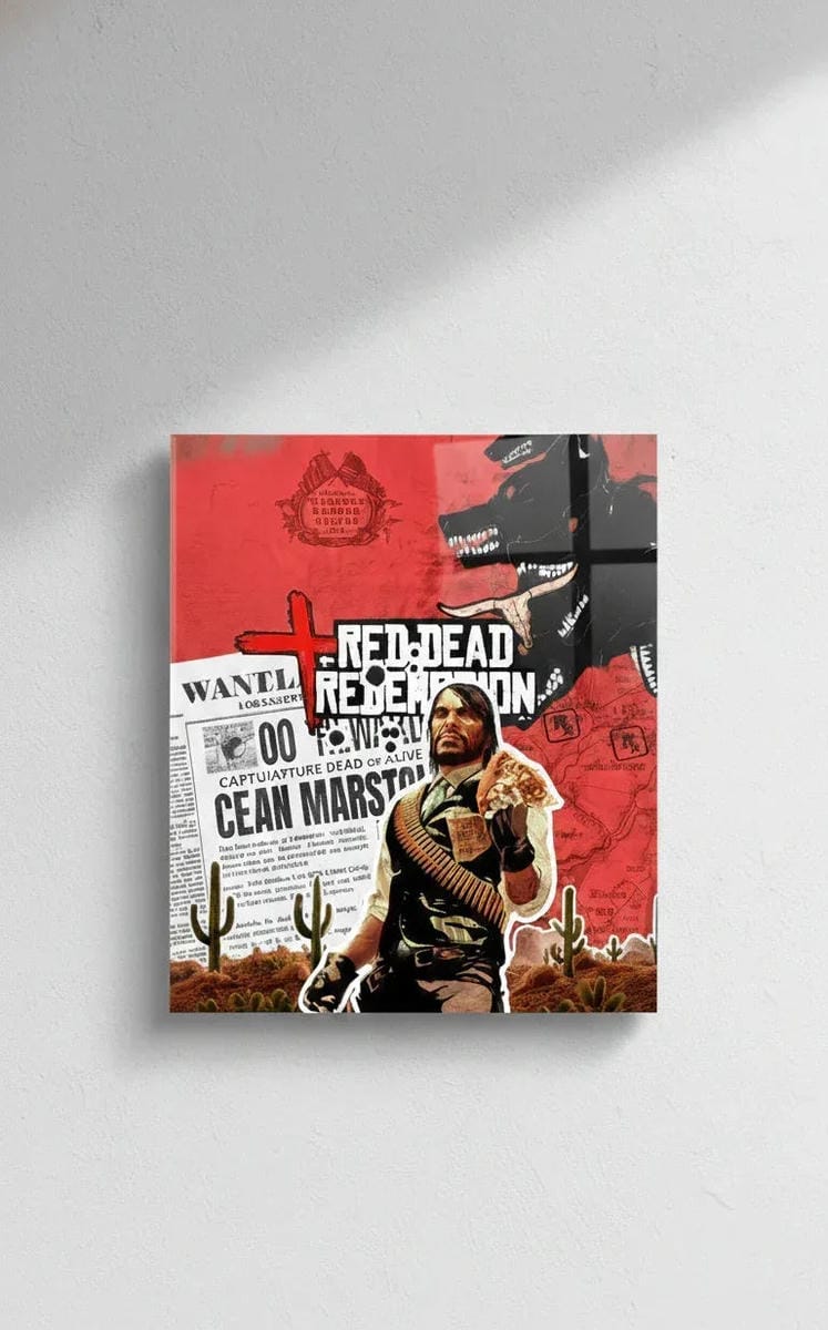 RDR Arthu Acrylic Wall Poster