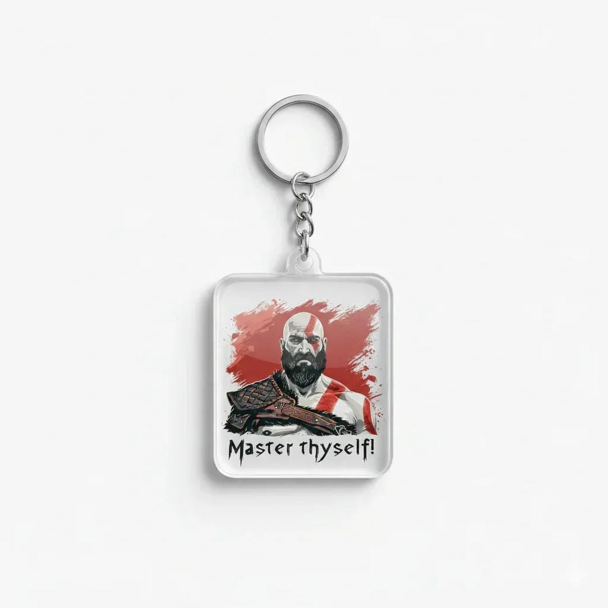 Kratos "Master Thyself!" Keychain