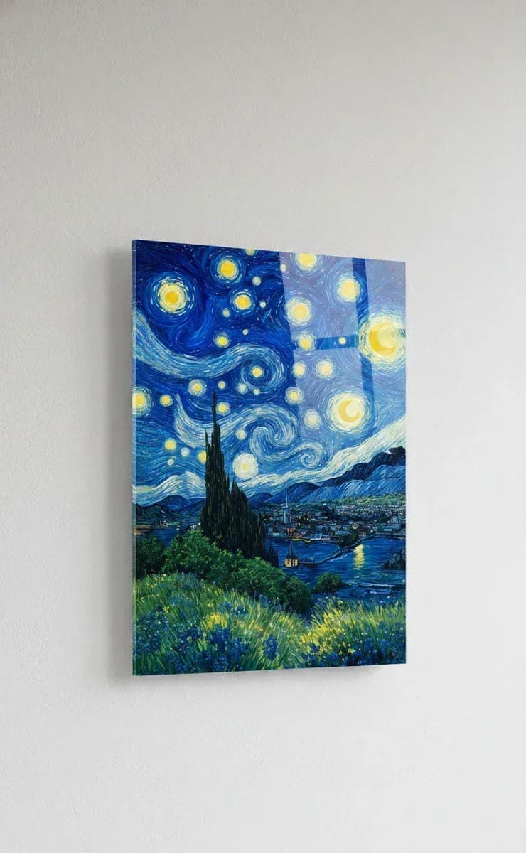 “The Starry Night” Acrylic Poster
