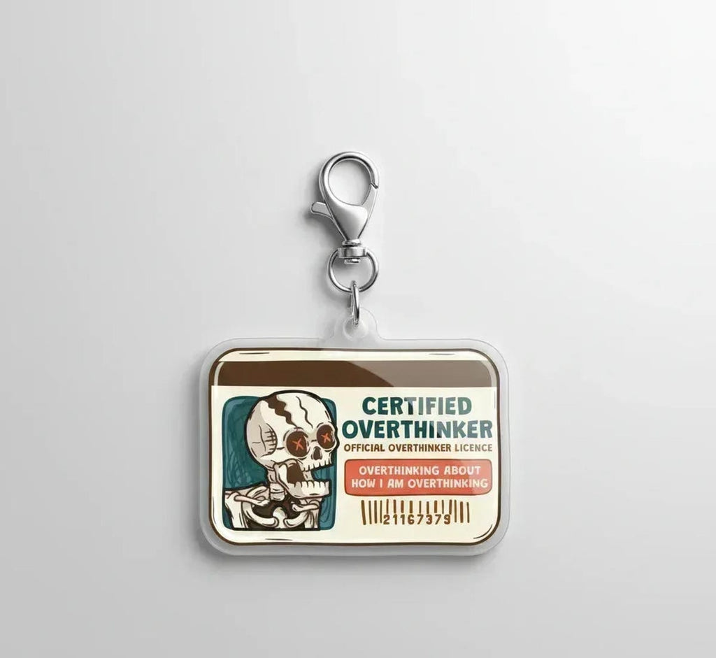 Certified Overthinker Keychain
